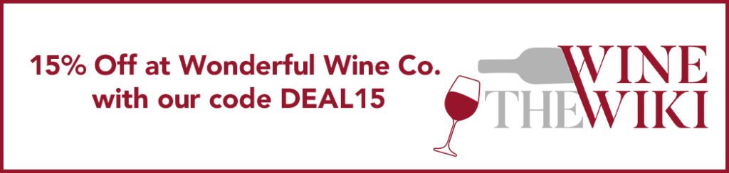 Promo code at Wonderful Wine Co: DEAL15