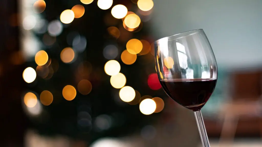 vanilla-tinged red wine