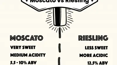 moscato vs riesling infographic