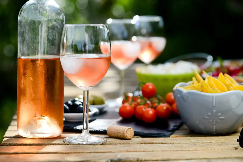 White Zinfandel paired with fun foods